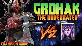 Грохак Окровавленный уничтожает темных фей!! Недооцененный!! Raid: Shadow Legends