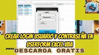 Crear Login Usuario y Contraseña en Userform Excel VBA