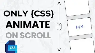 No Javascript! Animation on Scroll: How to do CSS magic without JavaScript. Bangla Tutorial