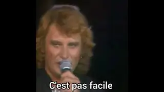 Johnny Hallyday  C'est pas facile  1981 (vidéo originale)