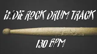 Indie rock drum track 130 bpm