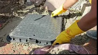 Mangal Marmat, Safai ra Naya Dhakan fitting - Manhole repair & new cover installation in Nepal