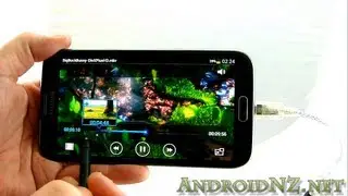 Samsung Galaxy Note 2: Connectivity demo - USB OTG, MHL, bluetooth keyboards/mice, games controllers