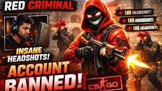🪂😅RED CRIMINAL CS GAME 😈 | Insane Headshots 🔥 | Account Ban? 😱 Free Fire#vairalvideo #redcriminal 