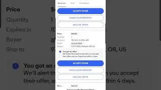 WOULD YOU ACCEPT ONE OF THESE OFFERS ON EBAY OR HOLD OUT FOR THE FULL AMOUNT ?