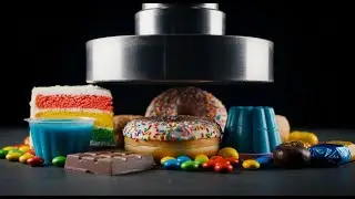 HYDRAULIC PRESS vs NICE FOODS 😱 | Ultra Extreme Satisfying Food Crushing Shorts