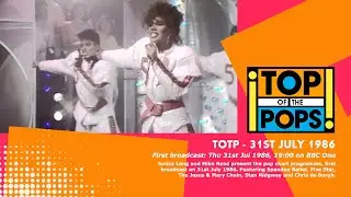 Top of the Pops - 31st July 1986