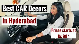 Best CAR decor in Hyderabad ⚡️ Prices starts from Rs. 99⚡️ Must have car accessories #chusoddam #car