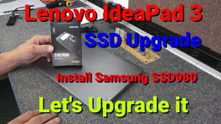 Как установить Samsung SSD980 1 ТБ и клонировать его на Lenovo IdeaPad 3 Windows 11
