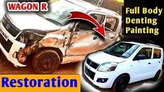 How Much Does it Cost to Paint a Wagon R?#marutisuzuki #wagonr #painting