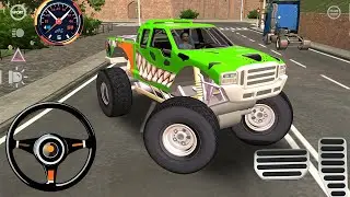 Mountain Climbing With This Muscular Monster truck - Monster truck simulator 2026