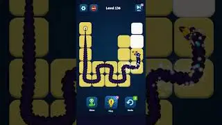 One Line Snake Level 136 Answer #oneline #singleline #shorts #gameplay