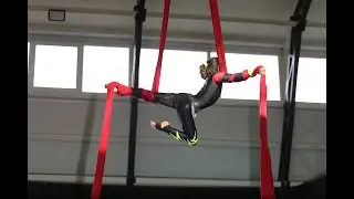 Anastasiia Paliienko (aerial silks) on the championship in Dnipro 