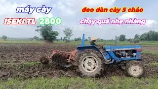 thăm máy cày ISEKI TL 2800 mà nông ngư cơ Tư Mì vừa mới giao tuần trước về Lộc Hoà - Lộc Ninh