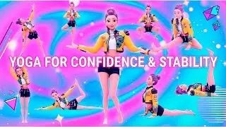 Yoga for Confidence & Stability | K Pop Demon Hunter Flow for Kids | Happy Yoga GO!