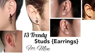 Trendy Studs {Earrings} For Men With Names | 13 Studs For Men With Names