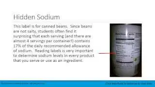 Lesson 3.6   Special Diets