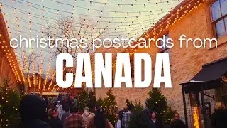 canada christmas vlog | elora christmas market, holiday train, decorating