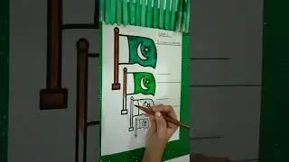 love Pakistan #green#white#coloring #art mine world#patriotisim#flag#