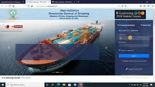 How to Enroll for E-learning on D.G. Shipping website || STCW ||exit exam   