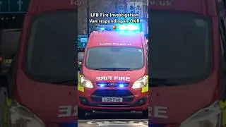 LFB Fire Investigation Van responding in #london #londonfirebrigade #fyp #fireinvestigation #uk