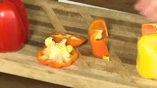 Grilling Kabobs with Bell Peppers @YourProduceMan