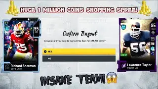 INSANE 1 MILLION COINS SHOPPING SPREE!! CRAZY UPGRADES! MADDEN 20 ULTIMATE TEAM