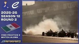 🔴 ABB Formula E | 2025-26 | Season 12 | Round 2 | #MexicoCityEPrix | Free Practice 2 Watch-Along