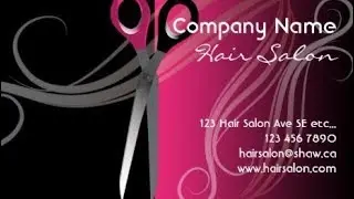 Salon Business Cards