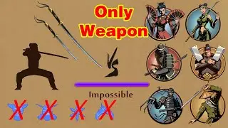 Shadow Fight 2 || Только катана Сёгуна против БОССОВ 「Геймплей iOS/Android」