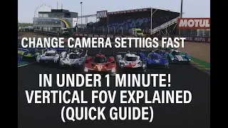 LMU Change Camera Settings FAST in Under 1 Minute! | Vertical FOV Explained (Quick Guide)