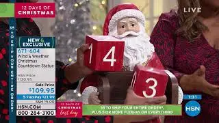Wind   Weather Christmas Countdown Statue