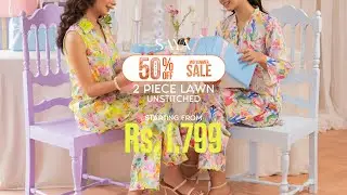 SAYA Lawn 2-Piece Starting Rs.1799 🌿