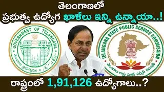 Telangana Government Jobs Vacancies Complete information | TS Govt Job Vacancy 2021