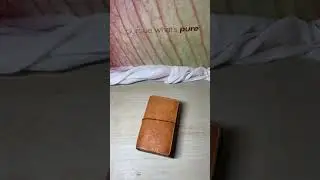 Journal Leather Wallet Chic Sparrow Mr. Darcy Personal Size