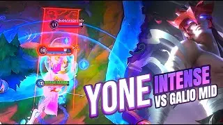 YONE vs GALIO &ndash; Wild Rift INTENSE 8/3/4 Carry! Unbelievable Outplays!