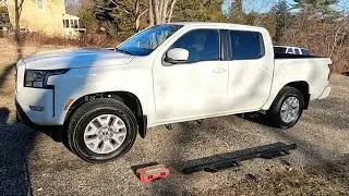 ⭐️Установка подножек и ступенек для Nissan Frontier SV 4x4 V6 Crew Cab 2024 года выпуска