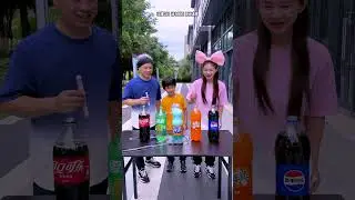 Dragon Sucking Water Challenge, Who Has The Best Luck? #Funny #Familychallenge #Partygame