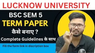 Bsc Sem 5 Term Paper Physics/Chemistry/Maths/Zoology/Botany/Statistics/Computer Science