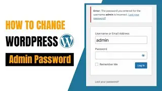 Change WordPress Username & Password from Server | Reset WordPress Username & Password in PhpMyAdmin