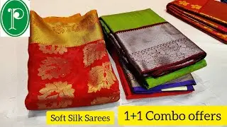 #Pothys  1+1 Combo Offers / #Soft Silk sarees From 1300 / Diwali Sale