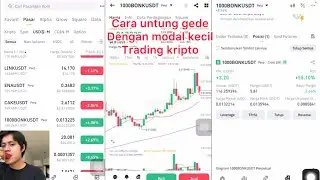 Cara trading kripto dalam itungan jam bisa untung gede dengan modal kecil di binance part 94