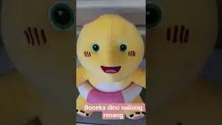 Boneka Dino Nailong kostum lebah dan kostum renang bahan bulu spandex