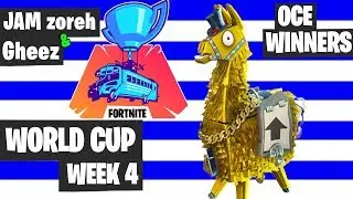JAM Zoreh & Gheez Fortnite World Cup Highlights - Oceania Winners [Fortnite Tournament 2019]