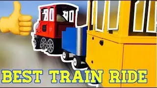Best Train Ride Ever! Kiddie Train Ride! Trackless Train