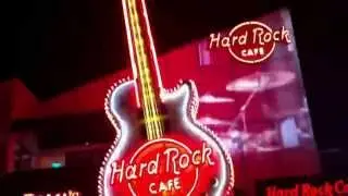 Tokyo Hard Rock cafe @night