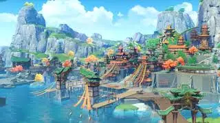 Genshin Impact: Liyue Mountains OST 1 Hour Version