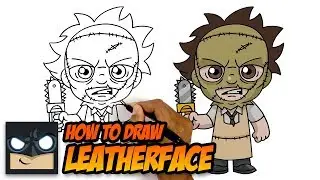 Как рисовать Leatherface | Хэллоуин Рисование Учебник
