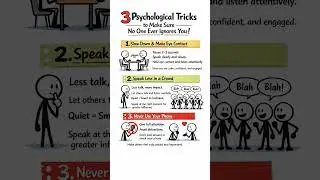 3 Psychological Tricks That Make People Respect and Notice You |#english #education #motivation