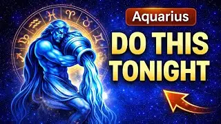 Aquarius, One Night Habit That Changes Your Destiny